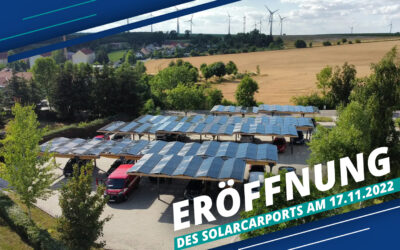 Eröffnung unseres Solar-Carports