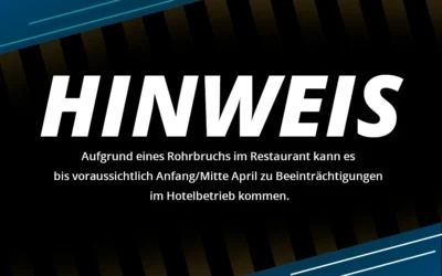Hinweis für unsere Gäste