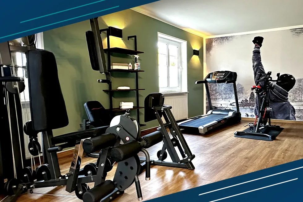 Modernisierter Fitnessraum