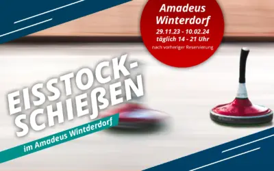 Eisstock-Schießen, Glühwein und Stockbrot